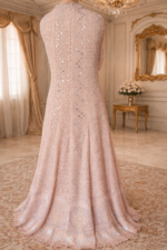 Chikankari with Cut Dana Pearl Anarkali with Dupatta (Dreamcatcher) - Image 2